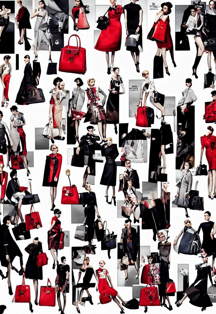 Image similar to Prada advertising campaign poster