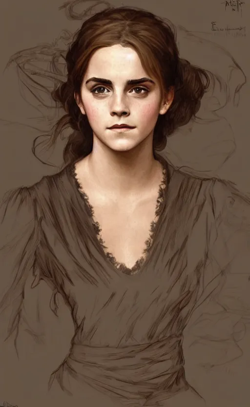 Image similar to emma watson, annasophia robb, traditional corsican, intricate, highly detailed, artstation, illustration, jurgens, rutkowski, bouguereau