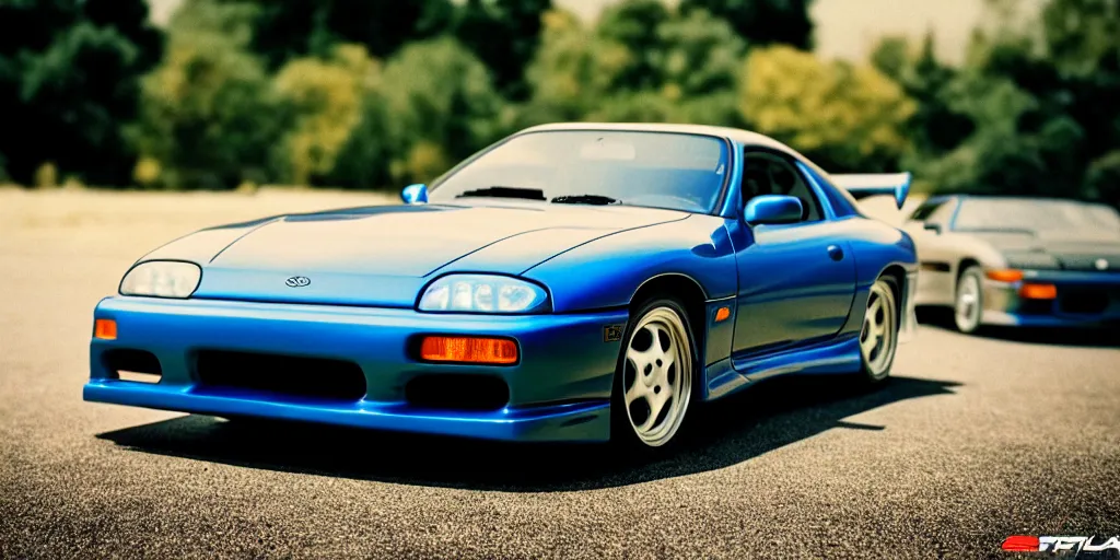 Image similar to 1994, 1995, 1997,1998, Toyota Supra, The Fast and the Furious, Hot Wheels, cinematic, 8k, depth of field, bokeh.