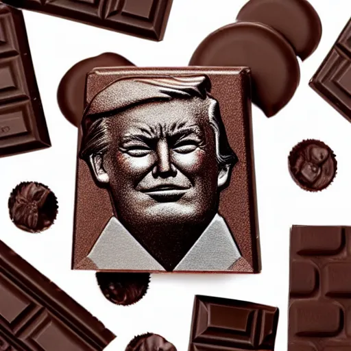 Image similar to dark chocolate trump relief