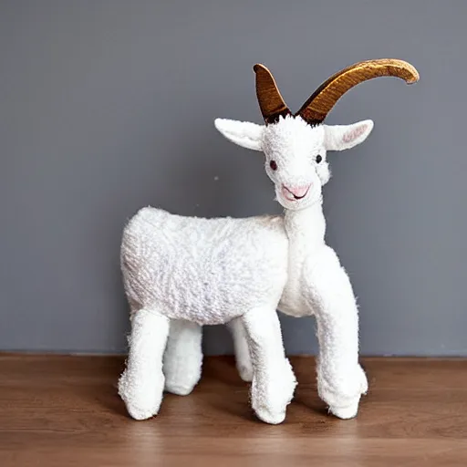 Image similar to a kid goat toy