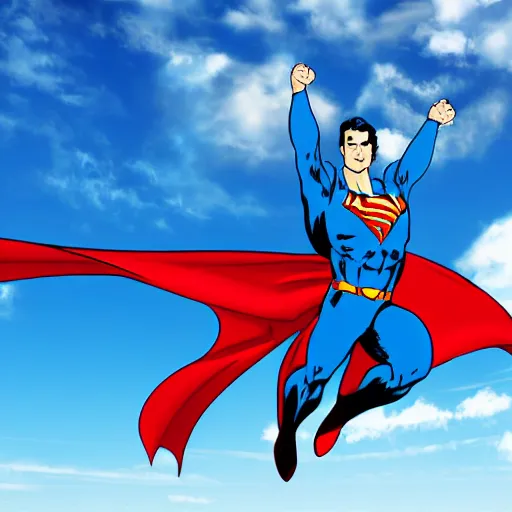 Prompt: superman lifting a plane into the sky, photorealistic