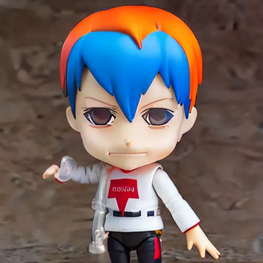 Image similar to a david bowie nendoroid, product shot