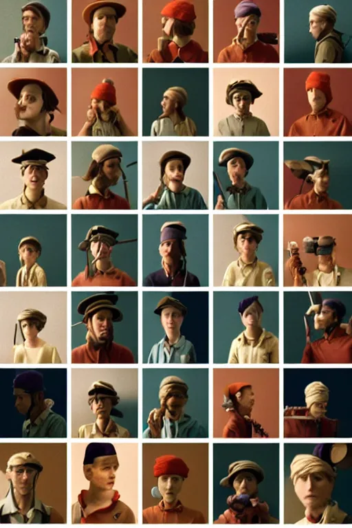 Prompt: beautiful wes anderson color palette movie 3 5 mm film still, only one head single portrait team fortress 2 scout the girl with the pearl earring as the team fortress 2 scout team fortress 2 scout team fortress 2 scout scout team fortress 2 scout, absurdly beautiful, elegant, photographic ultrafine hyperrealistic detailed face wes anderson, vintage, retro,