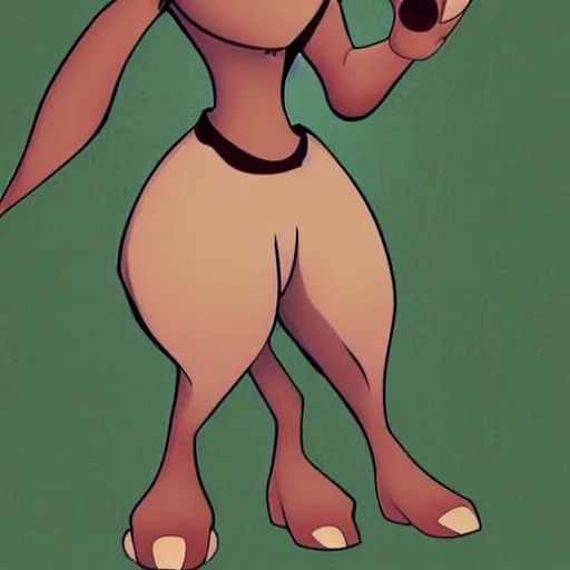 Prompt: style of disney princes and zootopia, anthropomorphic deer, female, sexy, little fat