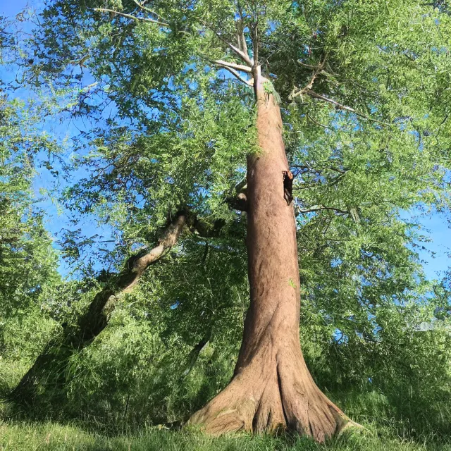 Image similar to pregnant tree