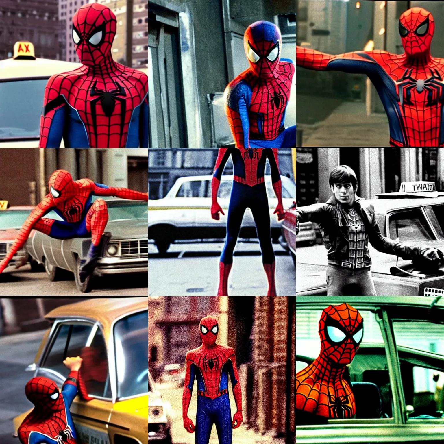 still of spider - man spiderman in taxi driver ( 1 9 7 | Stable Diffusion |  OpenArt