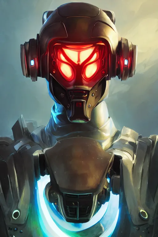 Image similar to epic mask helmet robot ninja portrait stylized as fornite style game design fanart by concept artist gervasio canda, behance hd by jesper ejsing, by rhads, makoto shinkai and lois van baarle, ilya kuvshinov, rossdraws global illumination radiating a glowing aura global illumination ray tracing hdr render in unreal engine 5