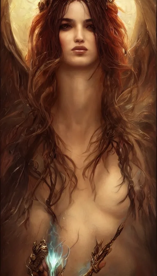 Image similar to Female sorceress by Livia Prima,fantasy,beautiful,pretty,masterpiece,stunning,high quality,full body,one subject,face,detailed,anatomically correct,trending on reddit