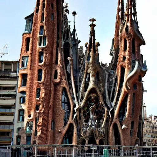 Image similar to previously undiscovered building by antoni gaudi