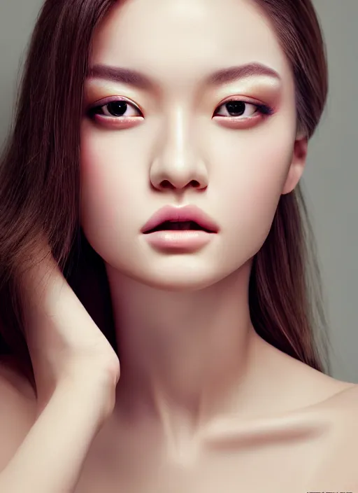 Image similar to a gorgeous female photo, professionally retouched, soft lighting, realistic, smooth face, full body shot, torso, dress, perfect eyes, wide angle, sharp focus on eyes, 8 k high definition, insanely detailed, intricate, elegant, art by stanley lau and jason chan and johannes wessermark