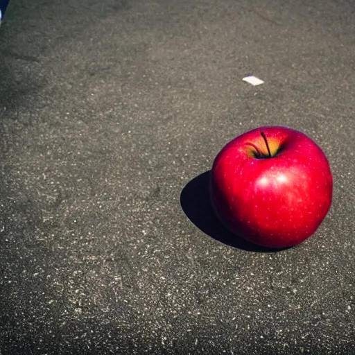 Image similar to an apple doing CrossFit