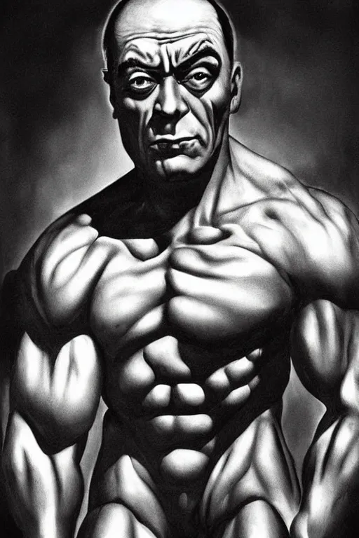 Prompt: buster keaton as the incredible hulk, comic book fantasy illustration, detailed painting, soft shading, dynamic lighting, comic book concept art
