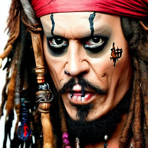 maquillaje jack sparrow