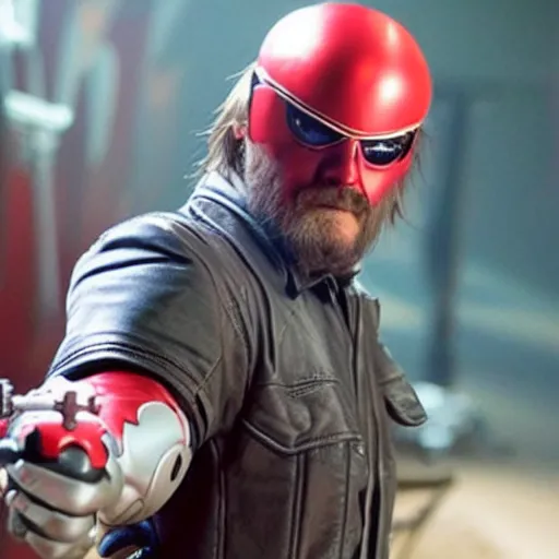 Image similar to Norman Reedus as... Dr. Robotnik