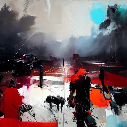 Prompt: painting by Adrian Ghenie 2020. high resolution high quality detailed