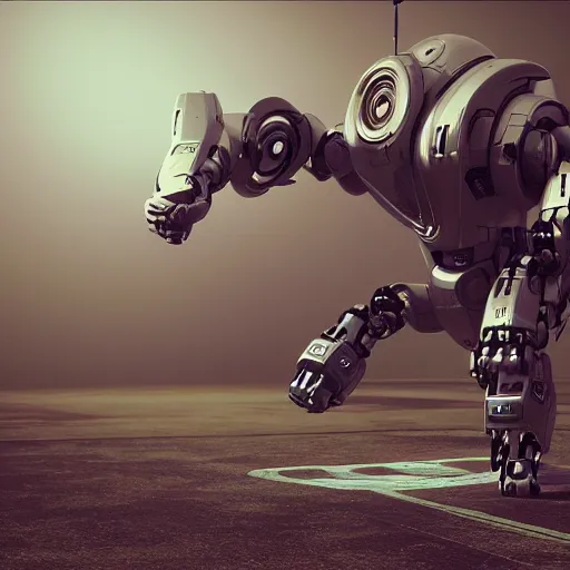 Image similar to a robot similar to an eagle, octane render, 3D