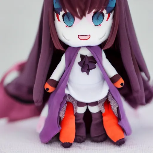 Image similar to cute fumo plush of a tiny girl with incredible ambitions