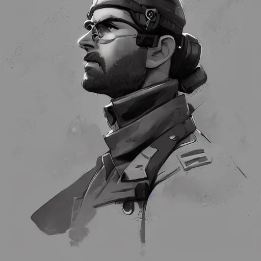 Image similar to portrait of medic from team fortress 2, epic, tragic, military art, fantasy, dieselpunk, hd shot, digital portrait, beautiful, artstation, comic style, by artgerm, guy denning, jakub rozalski, magali villeneuve and charlie bowater