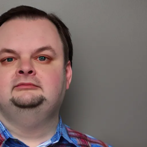 Image similar to a gaunt Rich Evans