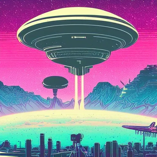 Retro Alien Album Cover Art • Buy Cover Artwork