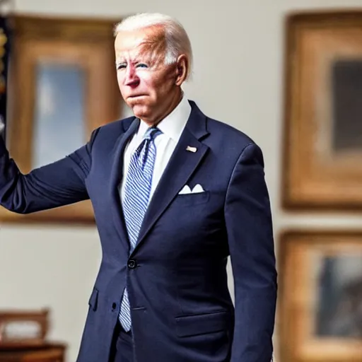 Prompt: Joe Biden in Fortnite very detailed, shot 8K quality super realistic