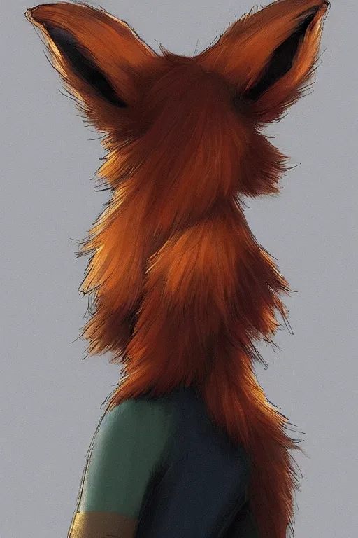 Prompt: an anthropomorphic modern fox with a fluffy tail, backlighting, trending on artstation, digital art, furry art, trending on furaffinity, fantasy art, by kawacy