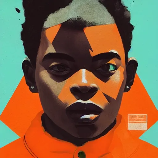 Image similar to Kodak Black profile picture by Sachin Teng, asymmetrical, Organic Painting , Matte Painting, meaningful, Powerful, geometric shapes, hard edges, graffiti, street art:2 by Sachin Teng:4