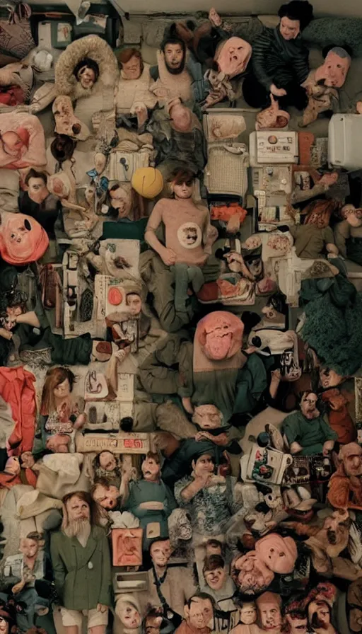 Prompt: the end of the world, by wes anderson,