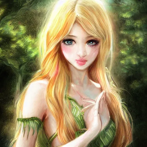 Image similar to realistic beautiful gorgeous natural cute, fantasy, elegant, lovely, princess girl, art drawn full hd, 4 k, highest quality, in artstyle by professional artists wl