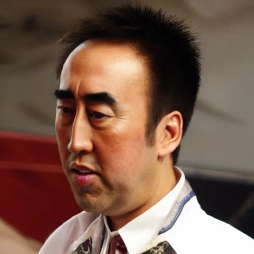 Image similar to asian nicholas cage, photo