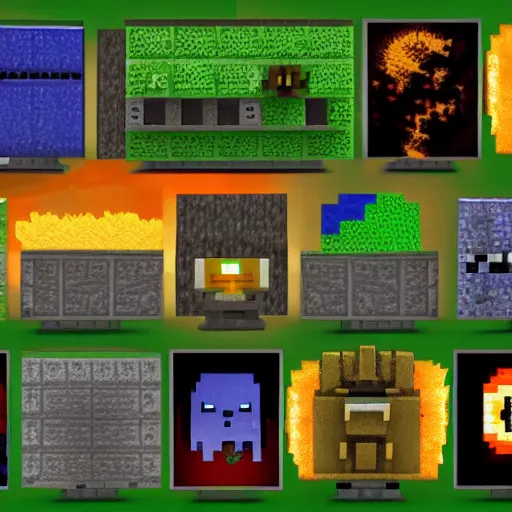 Prompt: minecraft, halo, dead baby, moon, soccer mom, futuristic city, tsunami, burning moon, speakers, skulls, cyborg