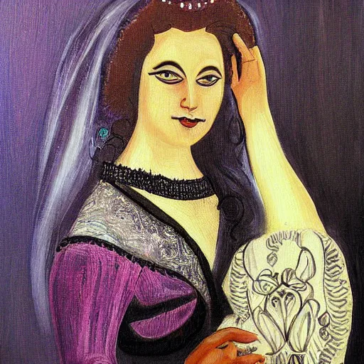 Image similar to Vivian-Vitruvianita painting by Anthony-Voncellinio