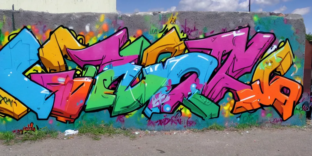 Prompt: dms 1 graffiti