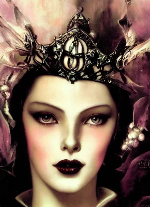 Image similar to gothic princess closeup face portrait. by william - adolphe bouguerea, by rolf armstrong, highly detailded, adriana lima