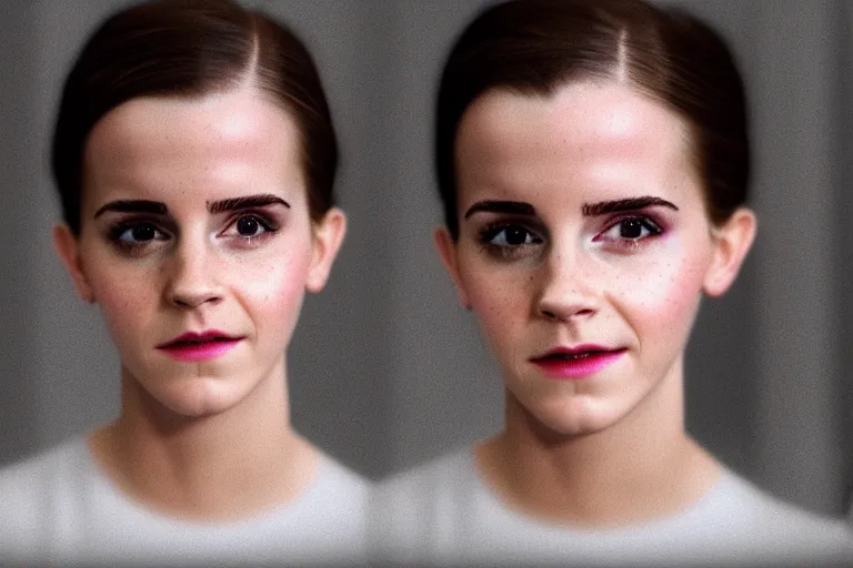 Prompt: a cinematic rendering of a human emma watson face inside lightbulb