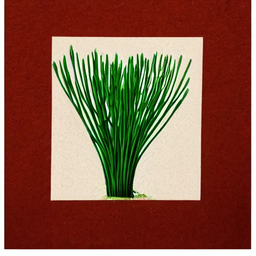 Image similar to a three dimensional representation of a four dimensional chive