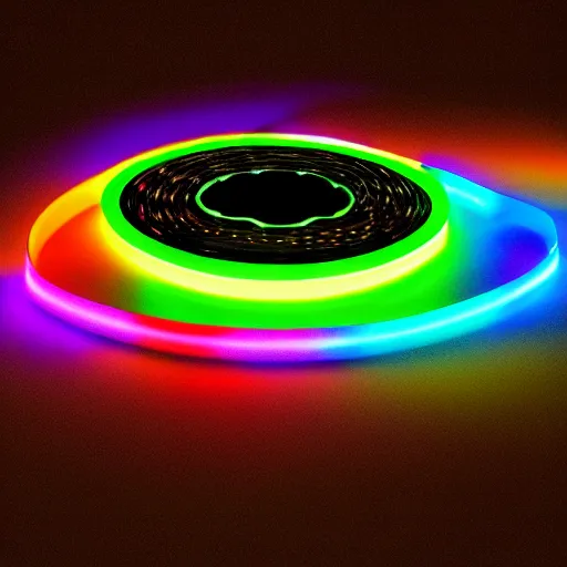 Image similar to rgb cob led tape, product render, 8 k, ledspace, ultraleds, unreal engine,