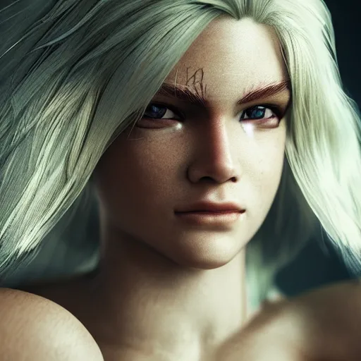 Prompt: A beautiful young blonde warrior ultra realistic octane render, highly detailed