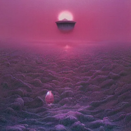 Image similar to stardew valley by zdzisław beksinski