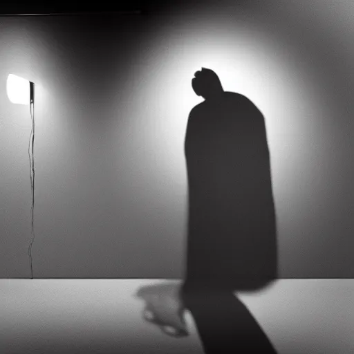 Prompt: Shadow People Lurk in the Shadows of a Dream, film noir lighting, hyperrealism