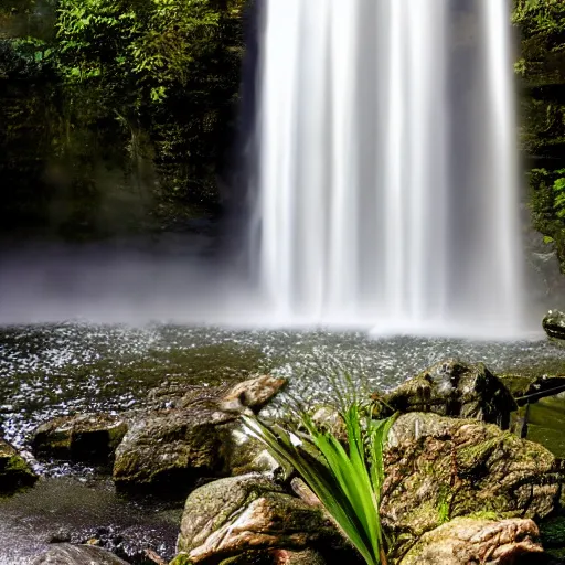 Prompt: mercury waterfall