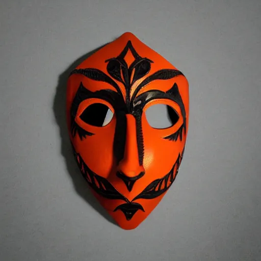 Image similar to orange gothic mask