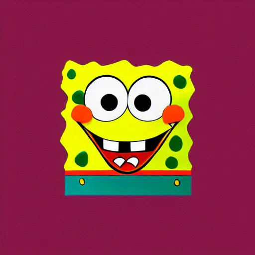 Image similar to spongebob squarepants as a triangle, trending on artstation, cgsociety, 4 k, 8 k