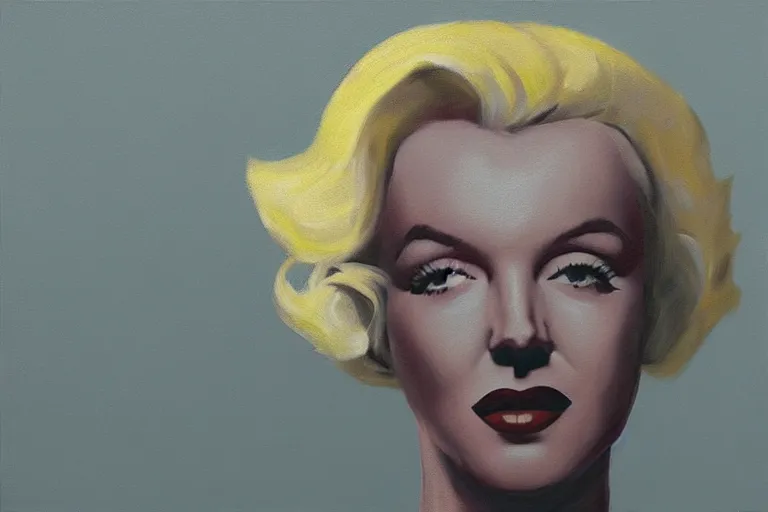 Image similar to portrait of merlyn monroe artwork by tim eitel