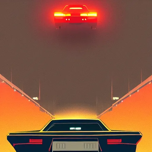 Image similar to Blade runner 2042 car chase scene, cinematic, pixel art