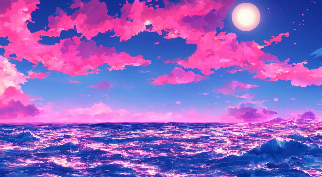 Anime Style Sea - Open Sea [Tutorial] - YouTube