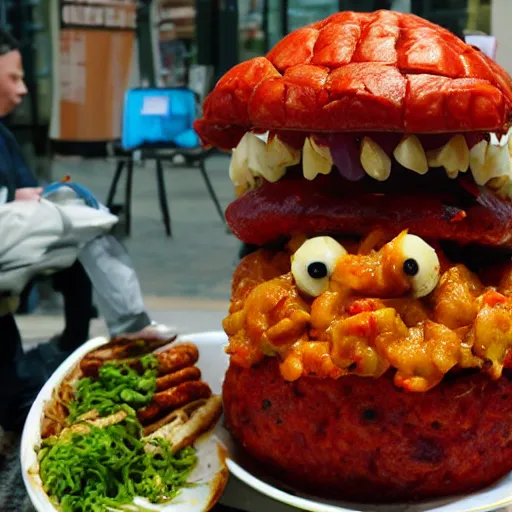 Image similar to chorizo monster, photograph