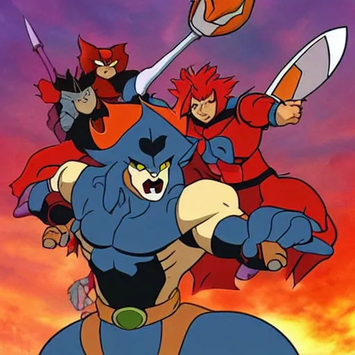 Image similar to thundercats battle