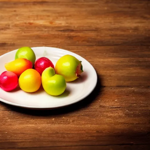 Image similar to Beatiful food photography of Cepelinas on a plate, on a wooden table, sun light on the food